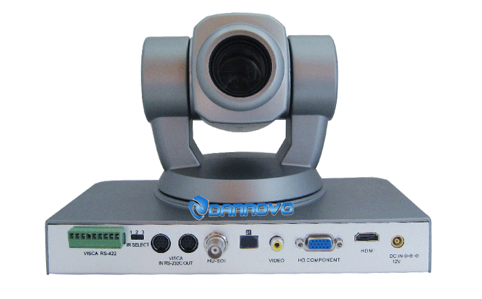 索尼機芯30倍變焦1080P高清視頻會議攝像機接口圖